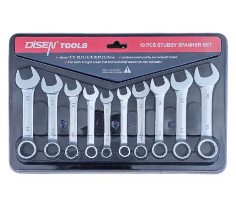 JUEGO DE LLAVES BOCA FIJA X10 (P)